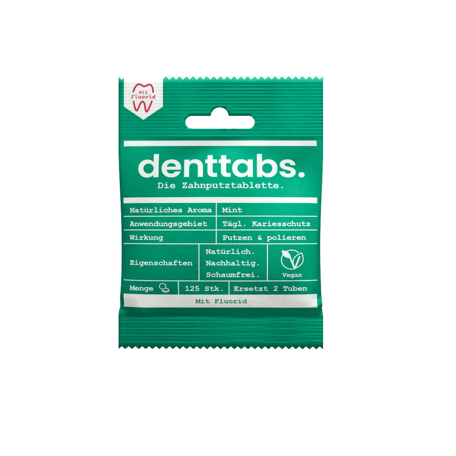 Denttabs Zahnputztabletten mit Fluorid – Kariesschutz auf natürlicher Basis