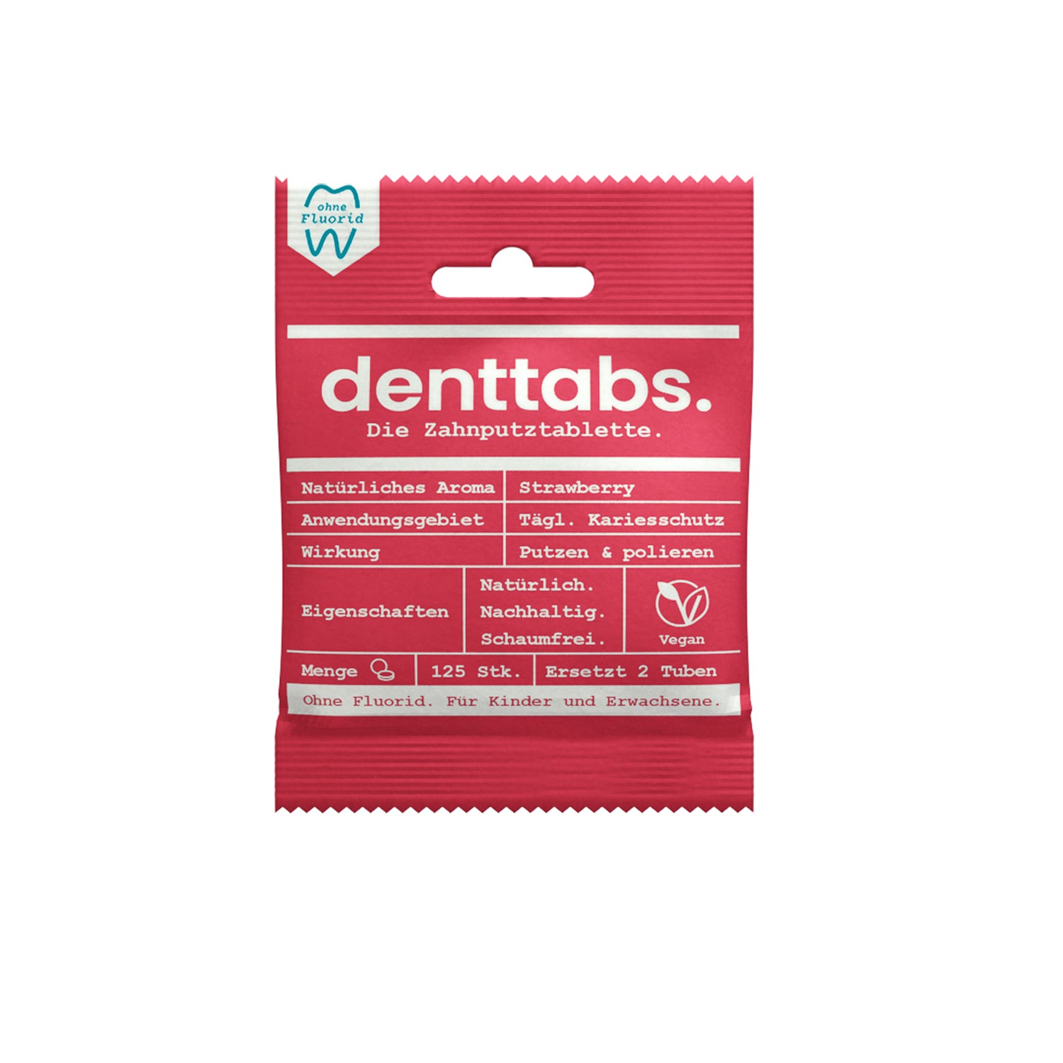 Denttabs fluoridfreie Zahnpflege – sanfte Reinigung für sensible Zähne