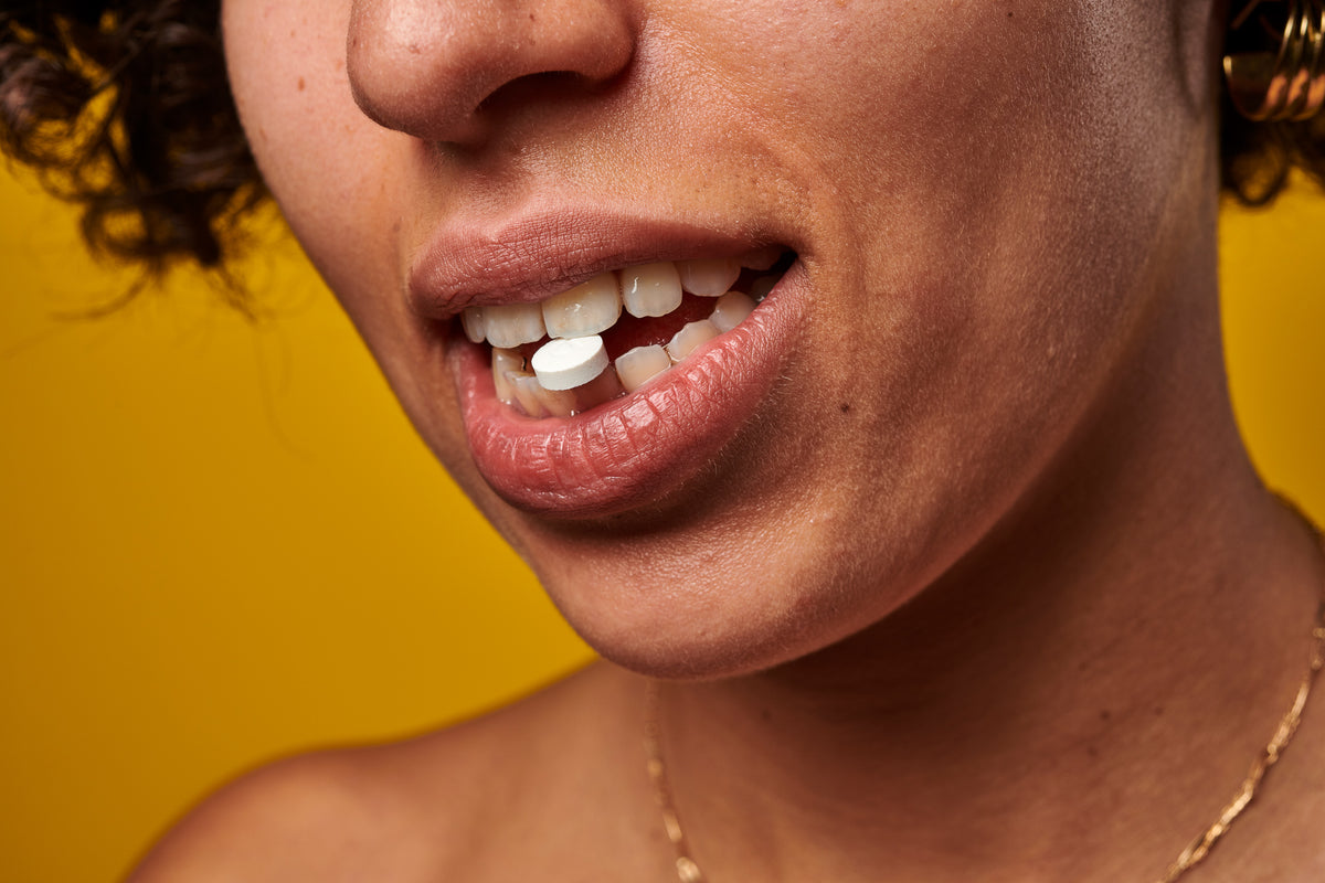 Denttabs Mint mit Fluorid Halbjahresvorrat