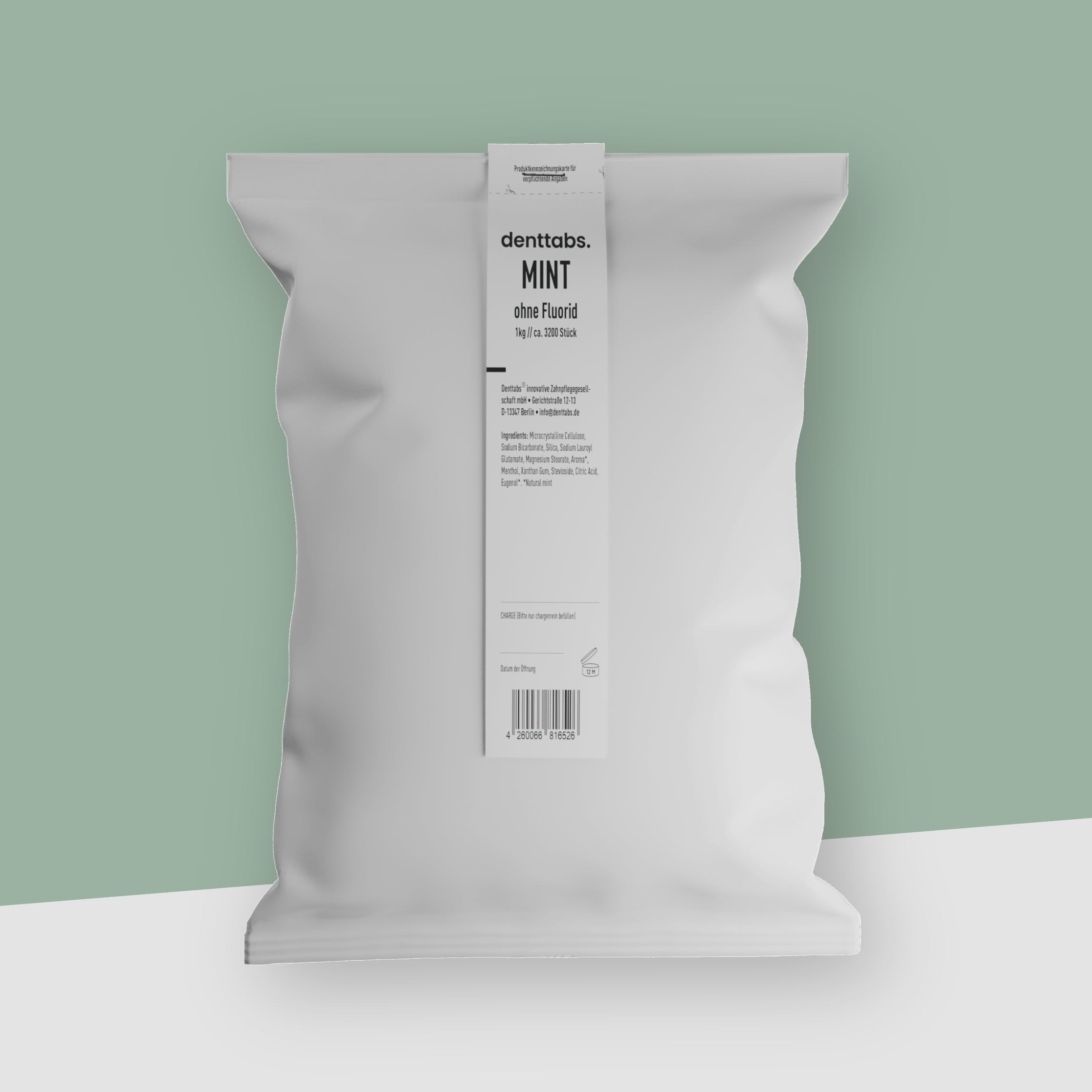 Zahnputztabletten 1kg Beutel